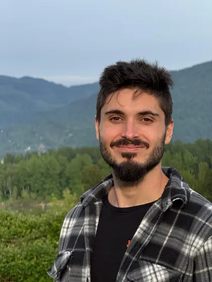 Kiko Gelabert, founder of Fraser Made, outdoors in the Fraser Valley